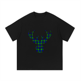 Abercrombie Tartan Stag - Essential Cotton Graphic T-Shirt